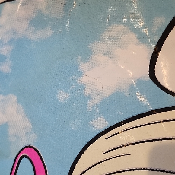 On Fire Anime Angel Plus Size White Ringer T-Shirt - Picture 10 of 10